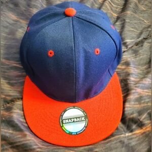 Navy and Red Original Snapback Cap, NWT